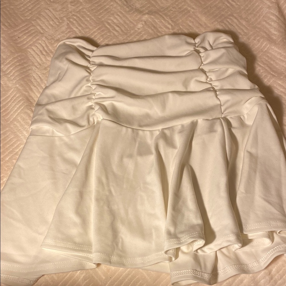 SHEIN Elegant White Skirt
